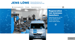 Desktop Screenshot of loewe-wasser.de