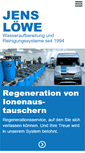 Mobile Screenshot of loewe-wasser.de